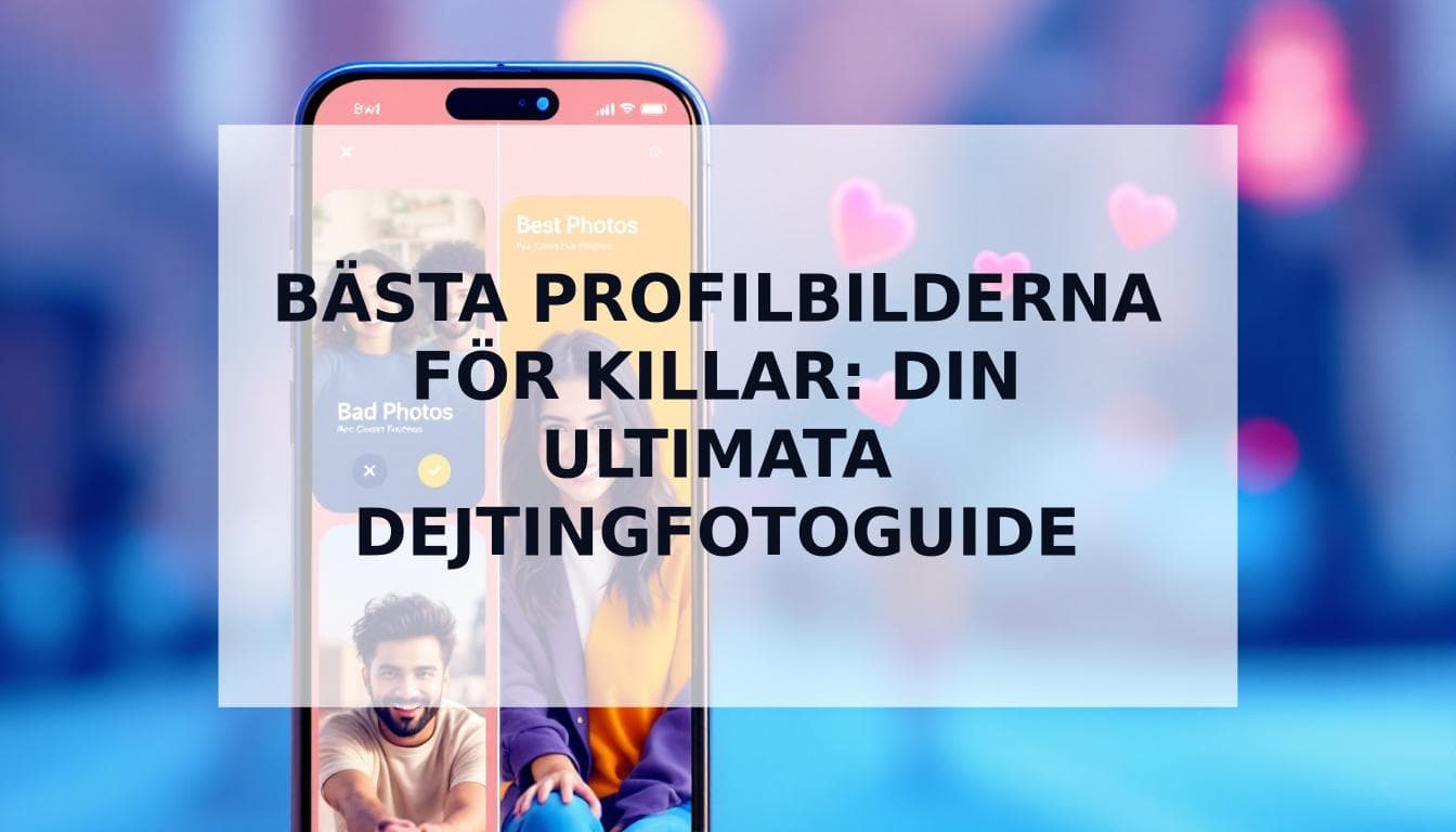 Cover Image for Dina bilder kostar dig matchningar: Den ultimata guiden till de bästa profilbilderna för killar