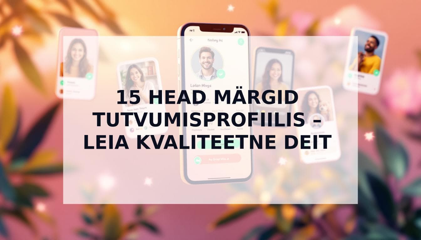 Cover Image for 15 head märgid tutvumisprofiilis, mida sa ei tohiks ignoreerida