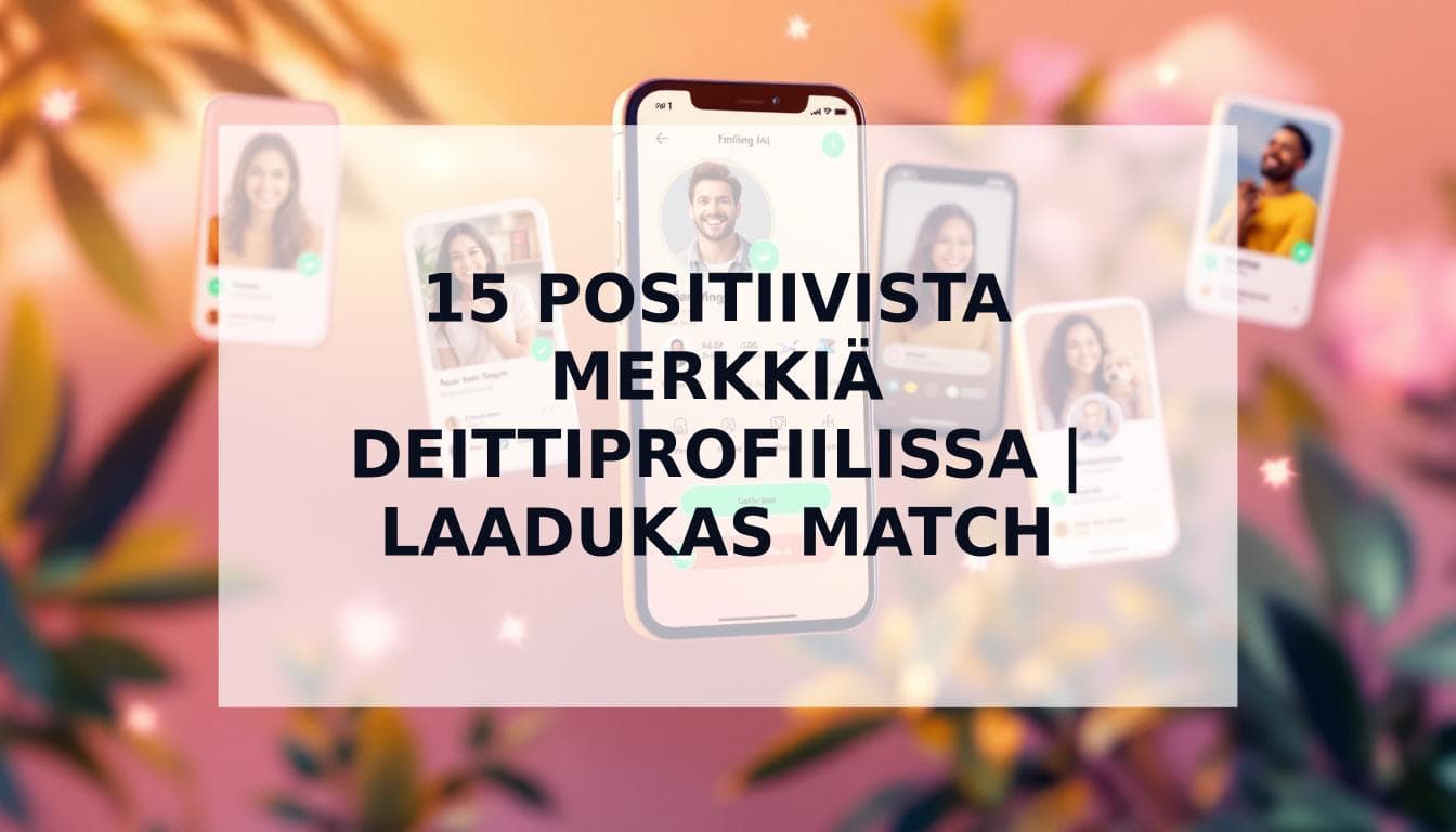 Cover Image for 15 positiivista merkkiä deittiprofiilissa, jotka sinun tulisi huomioida