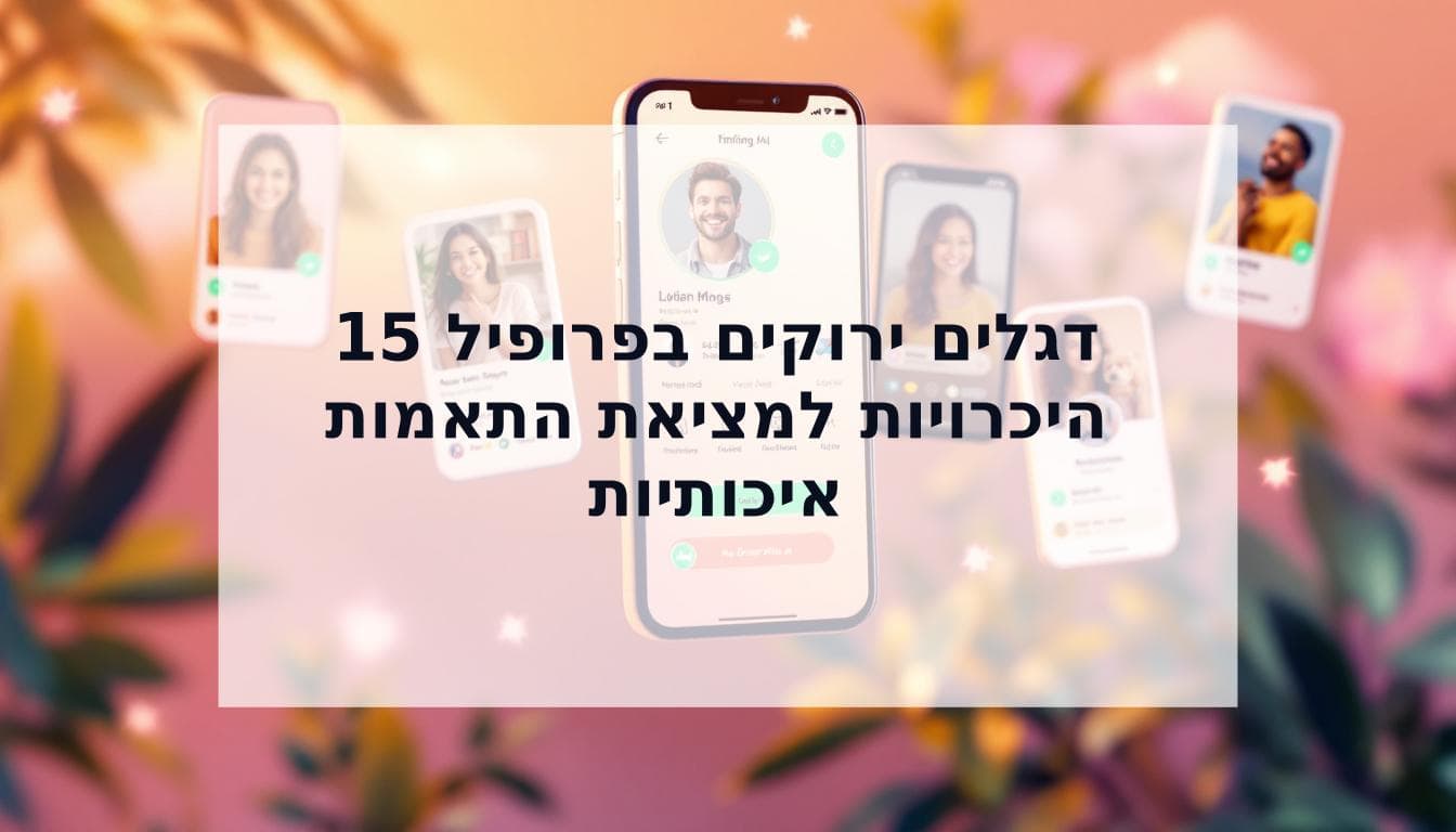 Cover Image for 15 סימנים לפרופיל היכרויות איכותי שאתה חייב לחפש