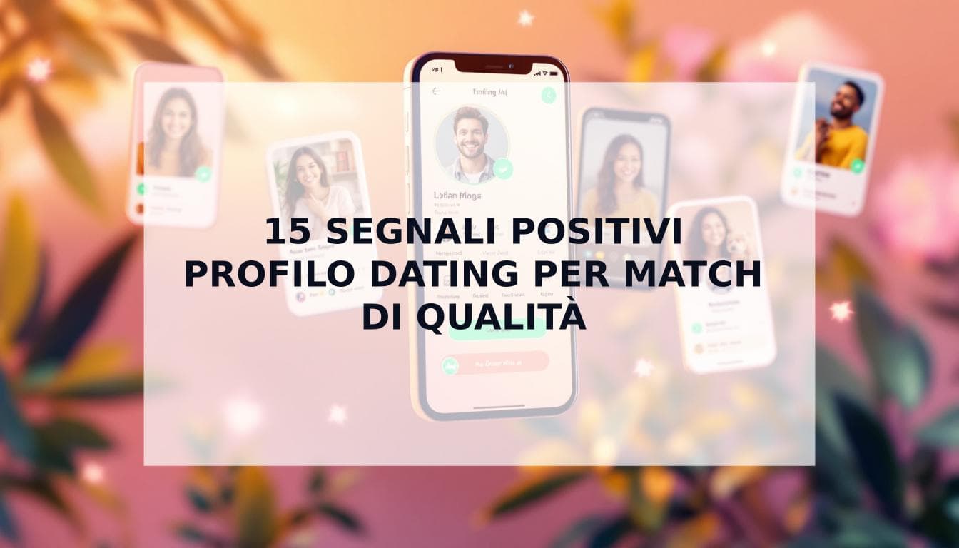 Cover Image for 15 Segnali Positivi in un Profilo Dating Che Non Devi Ignorare