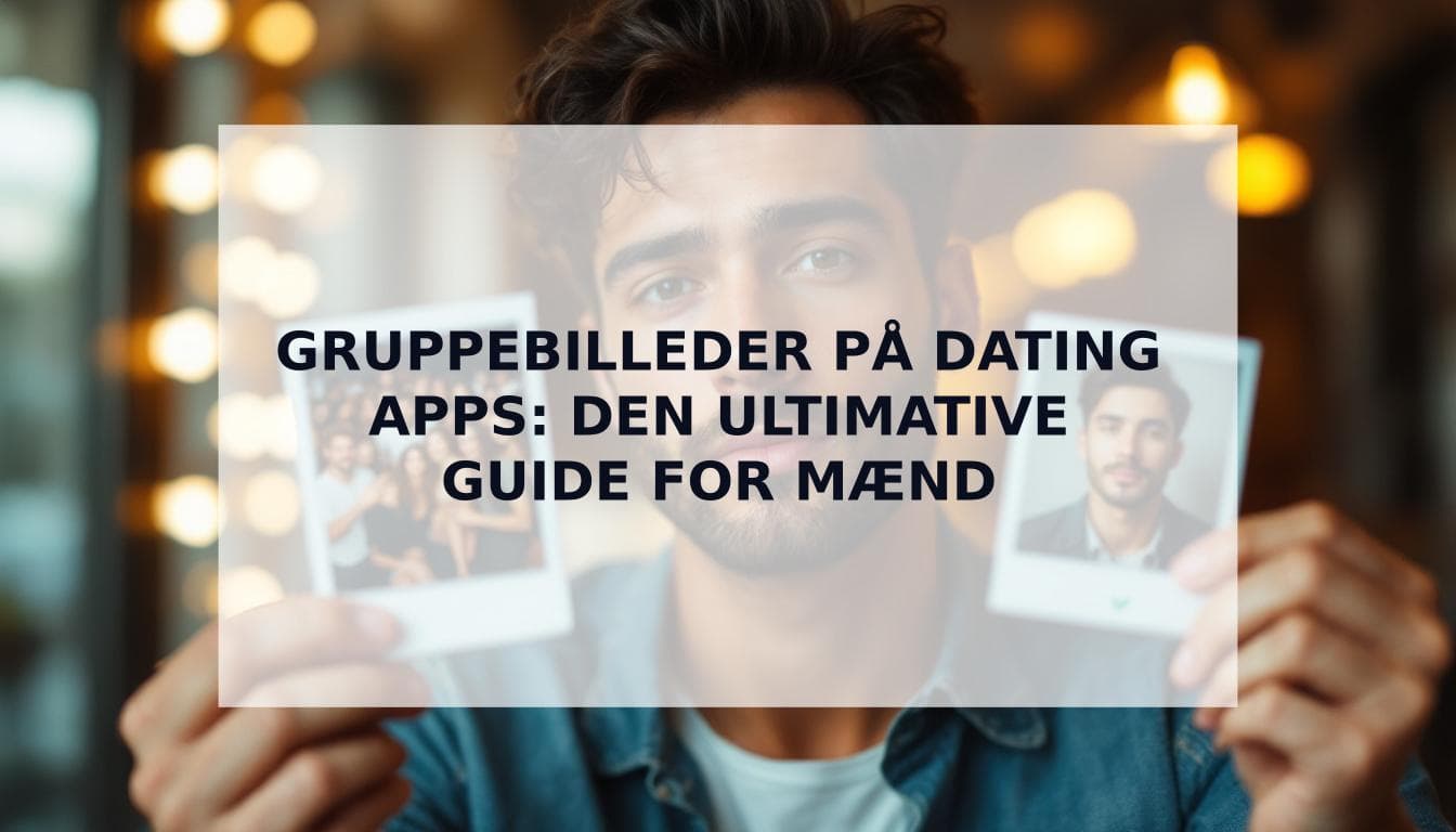 Cover Image for Dilemmaet med gruppebilleder på dating apps: Den ultimative guide til mænd