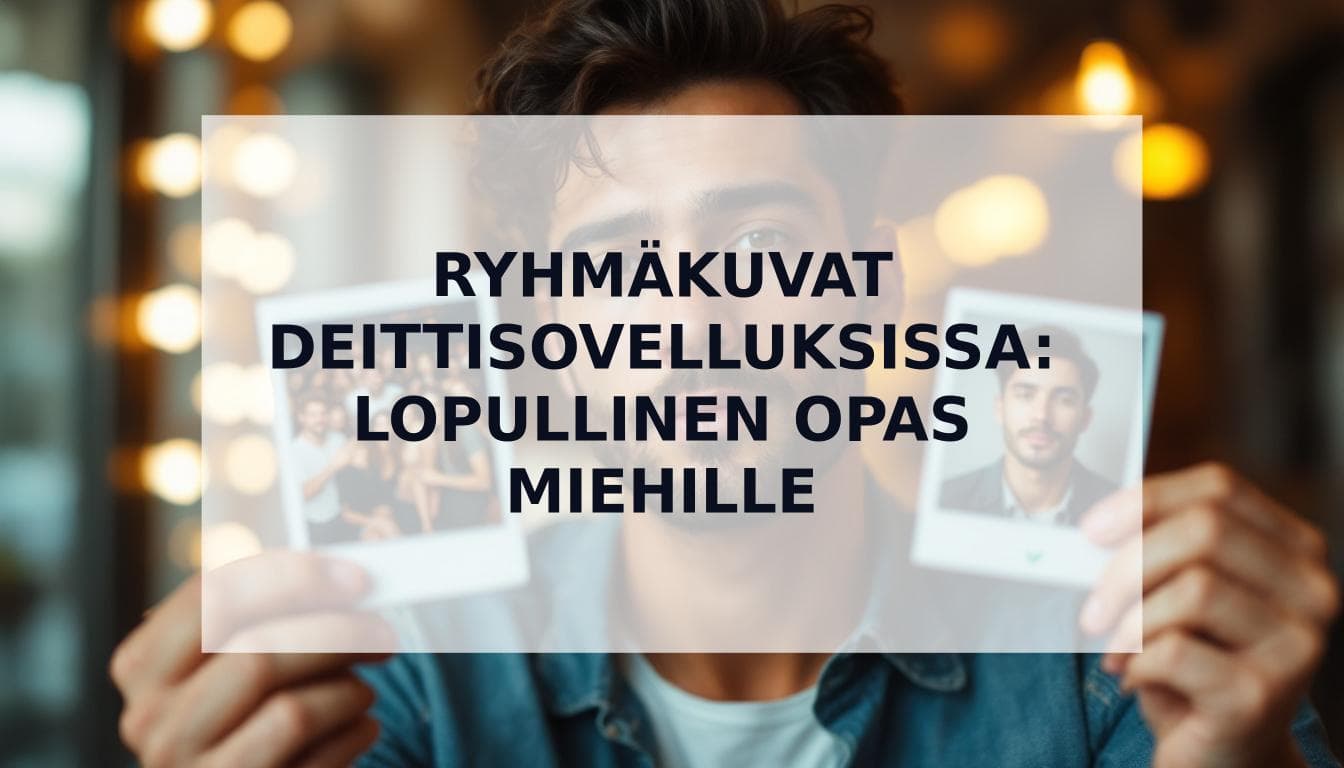 Cover Image for Ryhmäkuvien dilemma: Miehen opas ryhmäkuvien käyttöön deittisovelluksissa