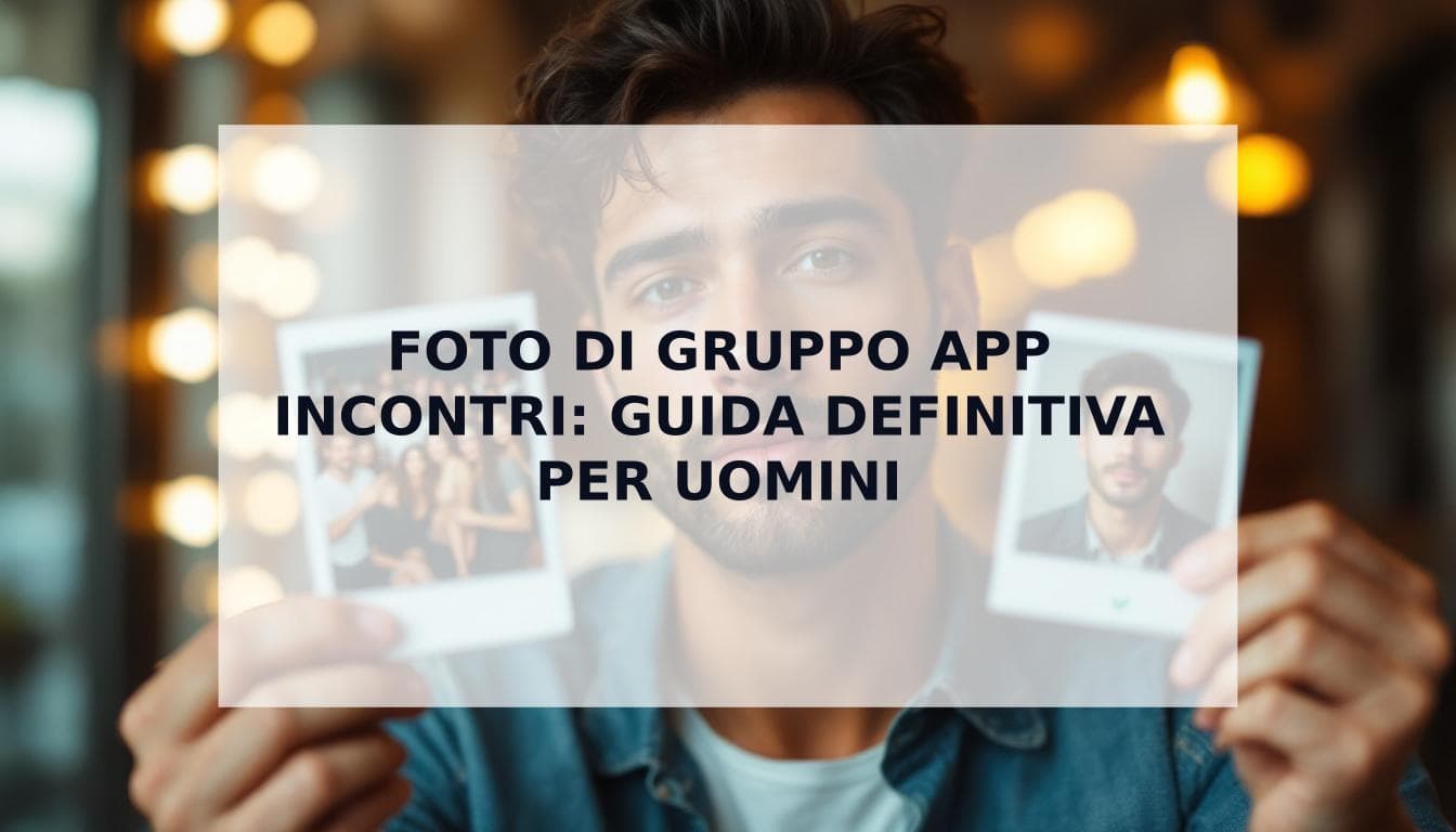 Cover Image for Foto di gruppo app di incontri: La guida definitiva per l'uomo
