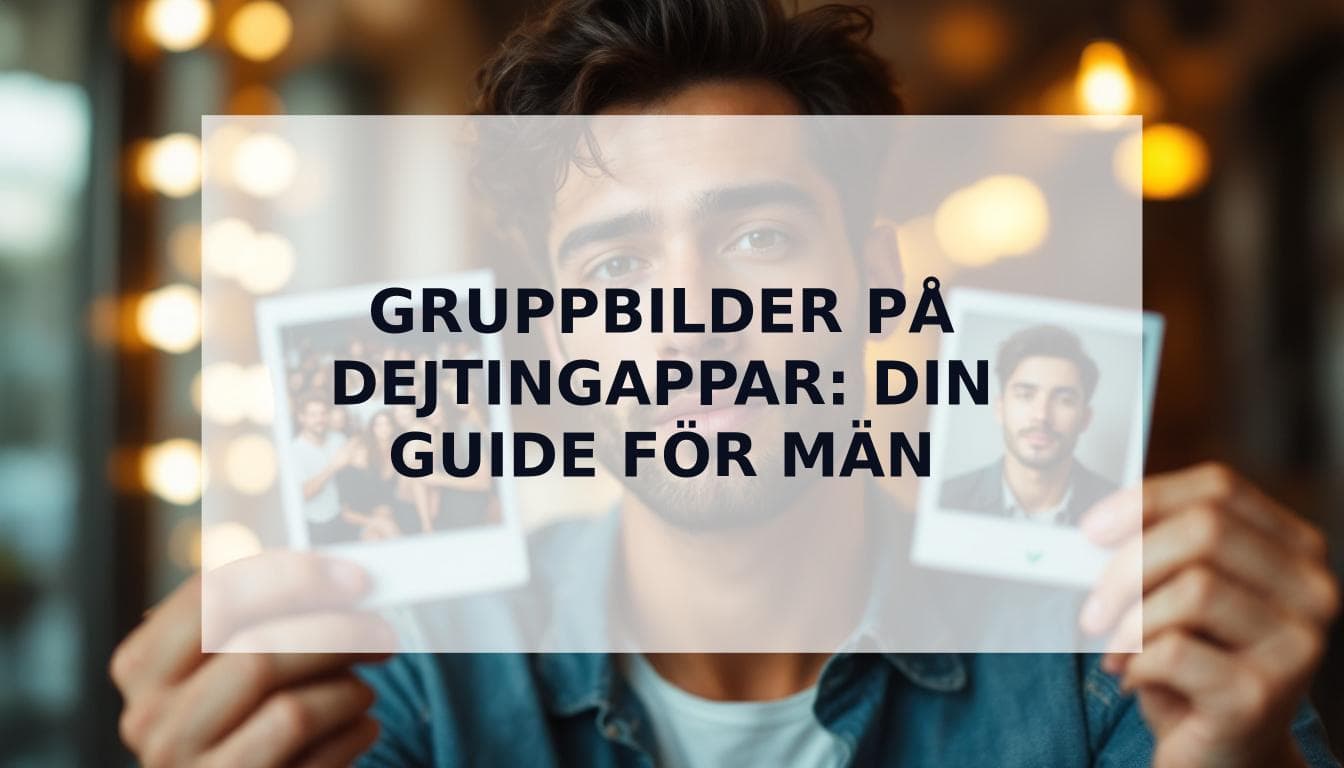 Cover Image for Gruppbilder på dejtingappar: Den ultimata guiden för män