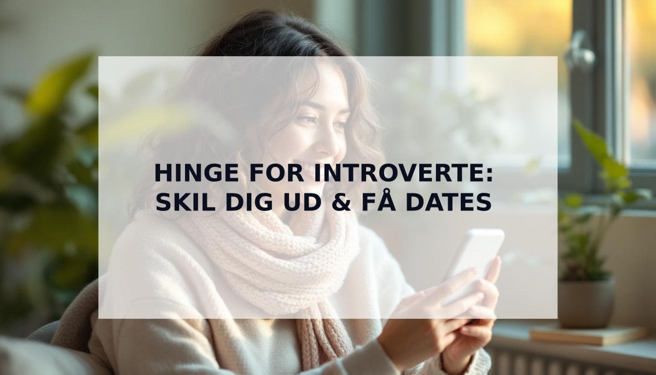 Cover Image for Hinge for introverte: Den ultimative guide til at skille sig ud (uden at være højlydt)