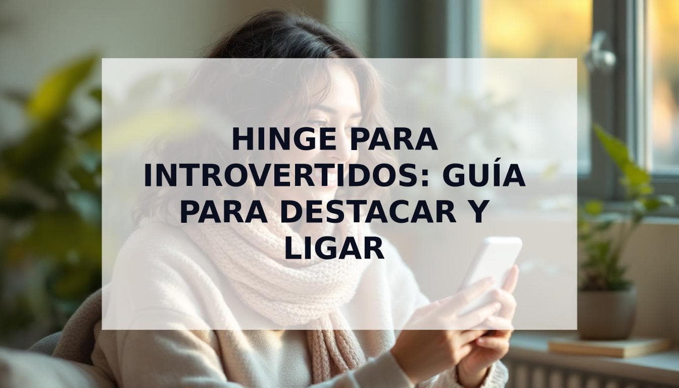 Cover Image for Hinge para Introvertidos: La Guía Definitiva para Destacar (Sin Necesidad de Ser Ruidoso)