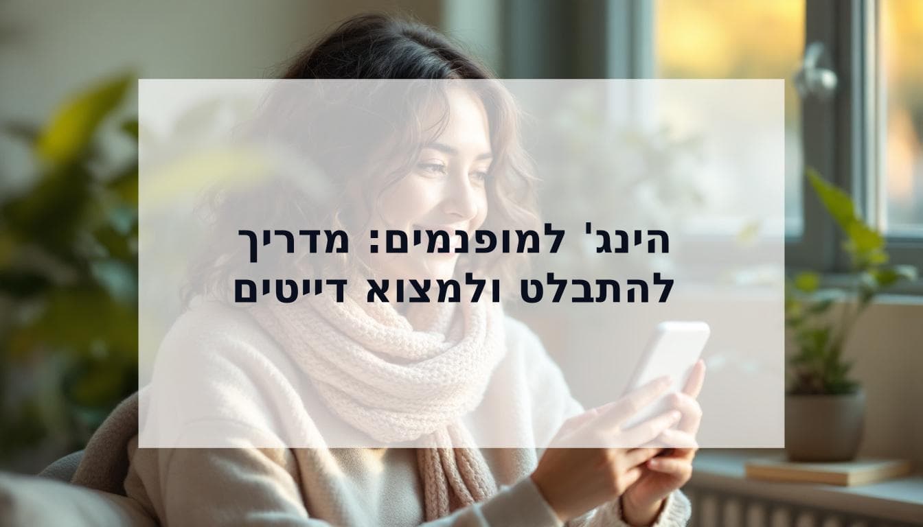 Cover Image for הינג' למופנמים: המדריך המלא איך להתבלט (בלי להיות רועש)