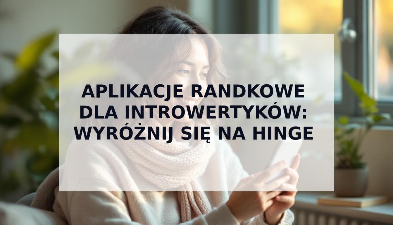 Cover Image for Aplikacje randkowe dla introwertyków: Jak wyróżnić się na Hinge (i nie tylko!)