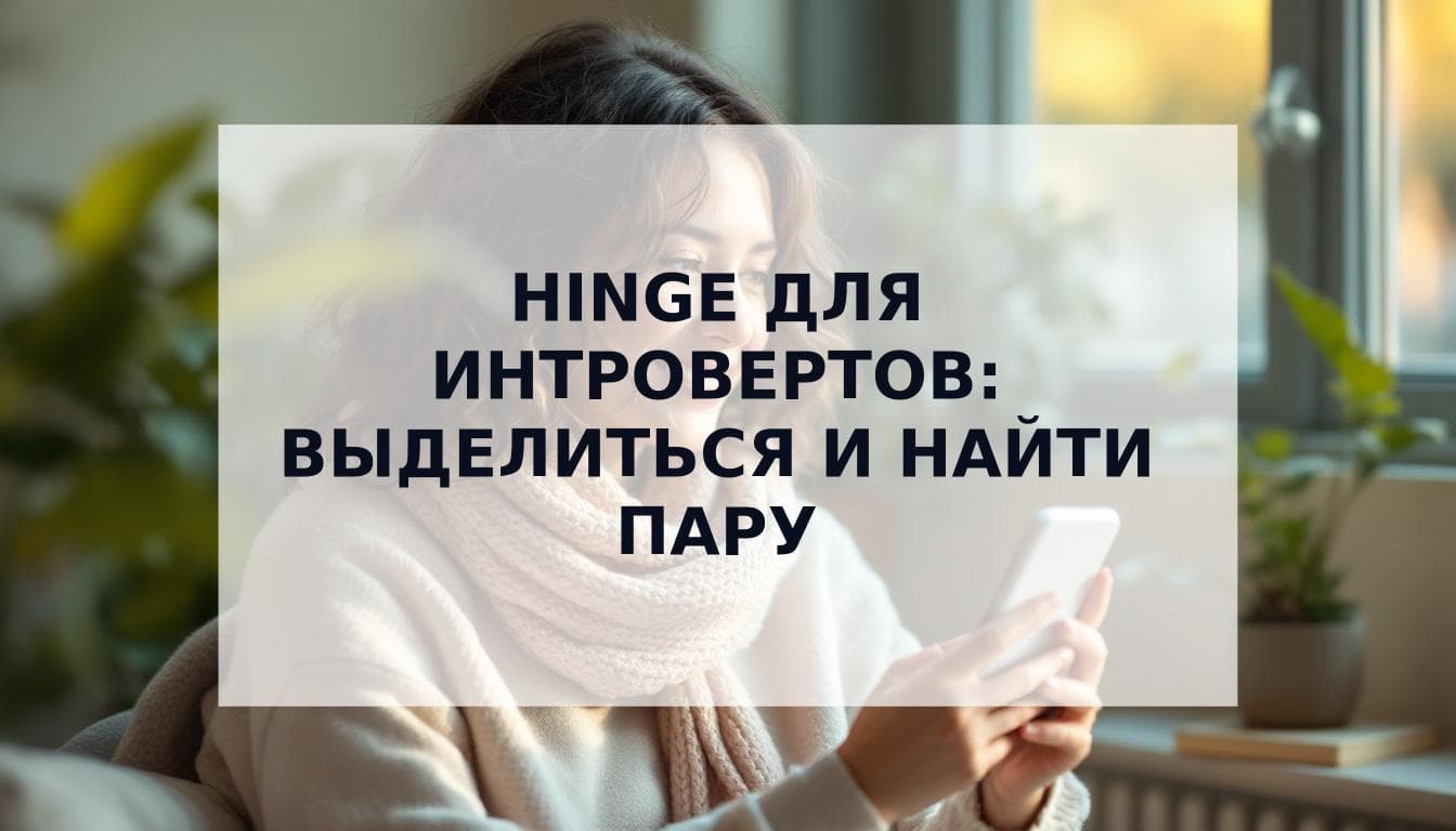 Cover Image for Знакомства для интровертов: как Hinge помогает выделиться, не выходя из зоны комфорта