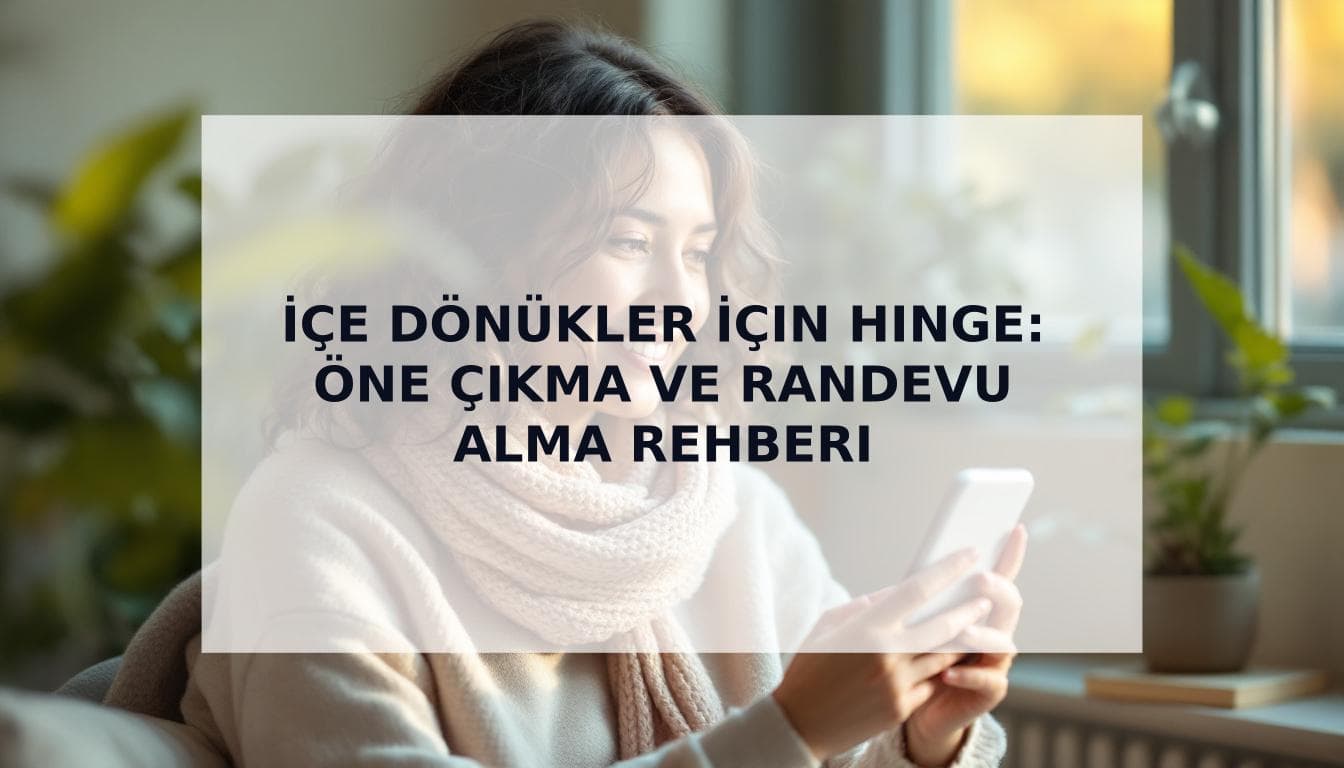 Cover Image for İçe Dönükler İçin Hinge: Sessiz Kalmadan Öne Çıkmanın Nihai Rehberi