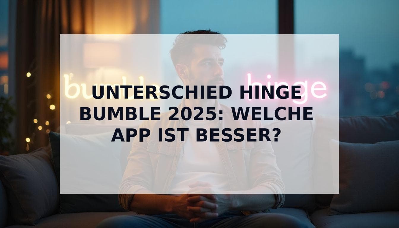 Cover Image for Unterschied Hinge Bumble: Welche Dating-App passt 2025 zu dir?