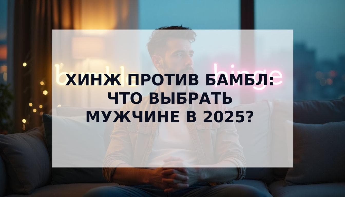 Cover Image for Хинж против Бамбл: Полный разбор для мужчин в 2025 году