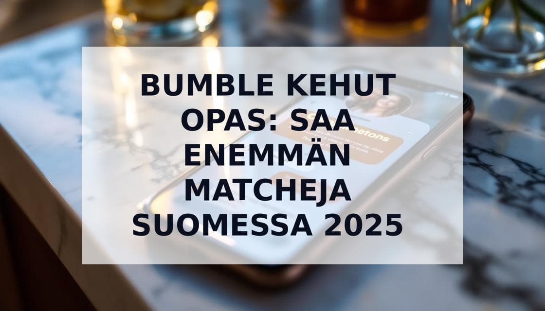 Cover Image for Bumble Kehut: Kattava Opas Miehille (2025)