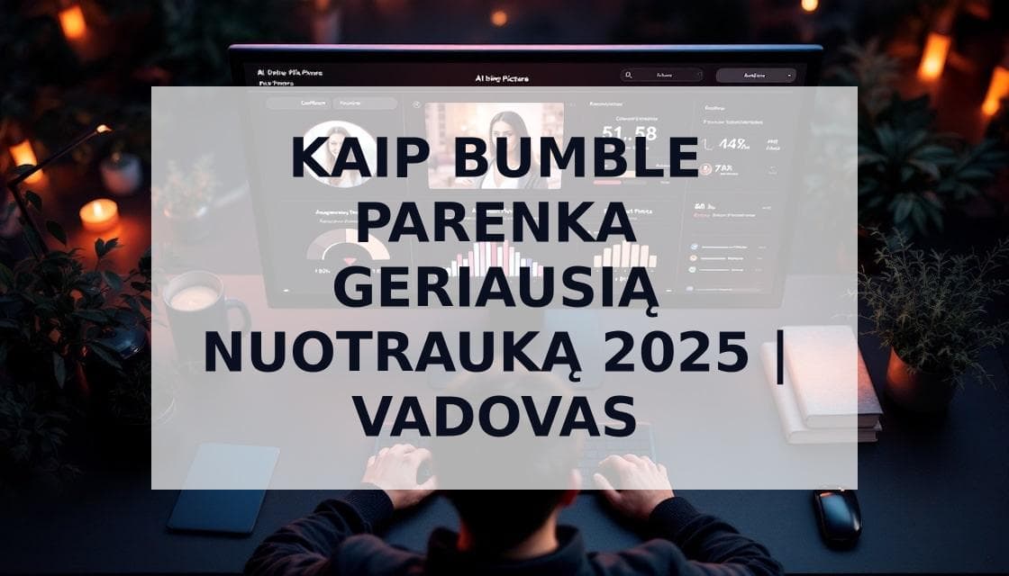Cover Image for Kaip Bumble Parenka Geriausią Nuotrauką 2025: Algoritmo Vadovas Vyrams