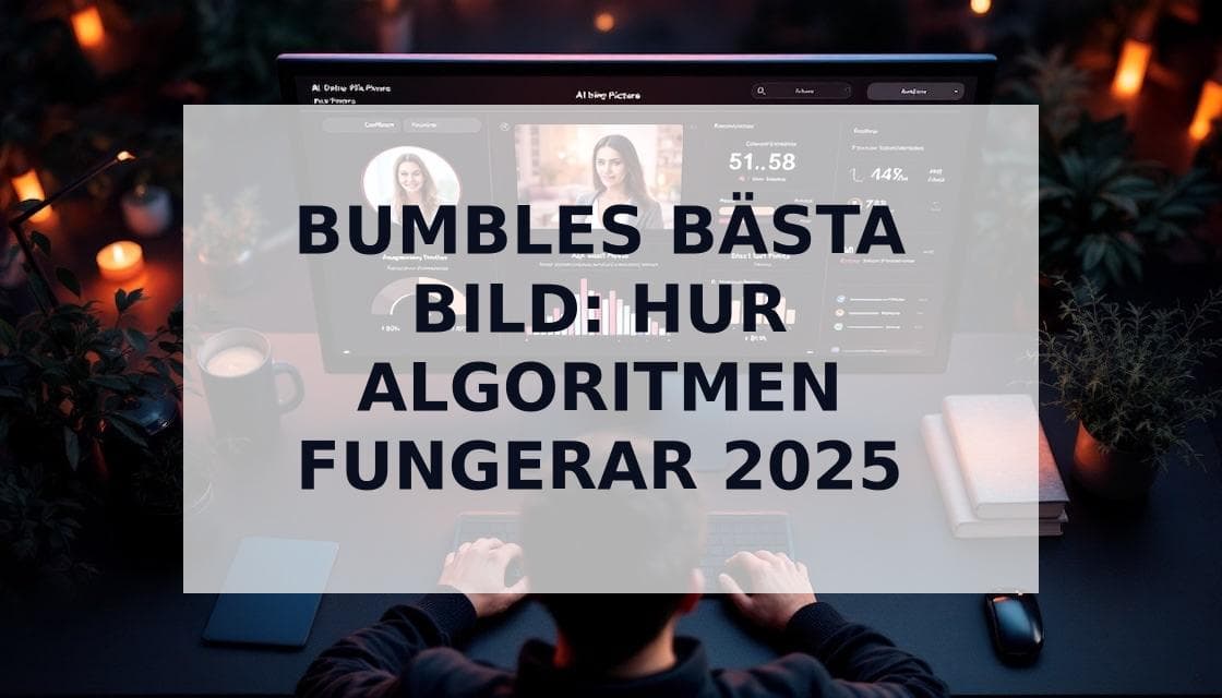 Cover Image for Bumbles BĂ€sta Bild: Hur algoritmen fungerar & optimeringsstrategier 2025