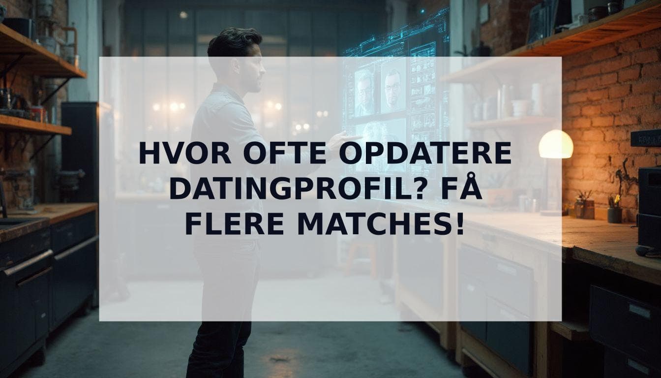 Cover Image for Hvor ofte skal du opdatere din datingprofil? Den vindende strategi for flere matches