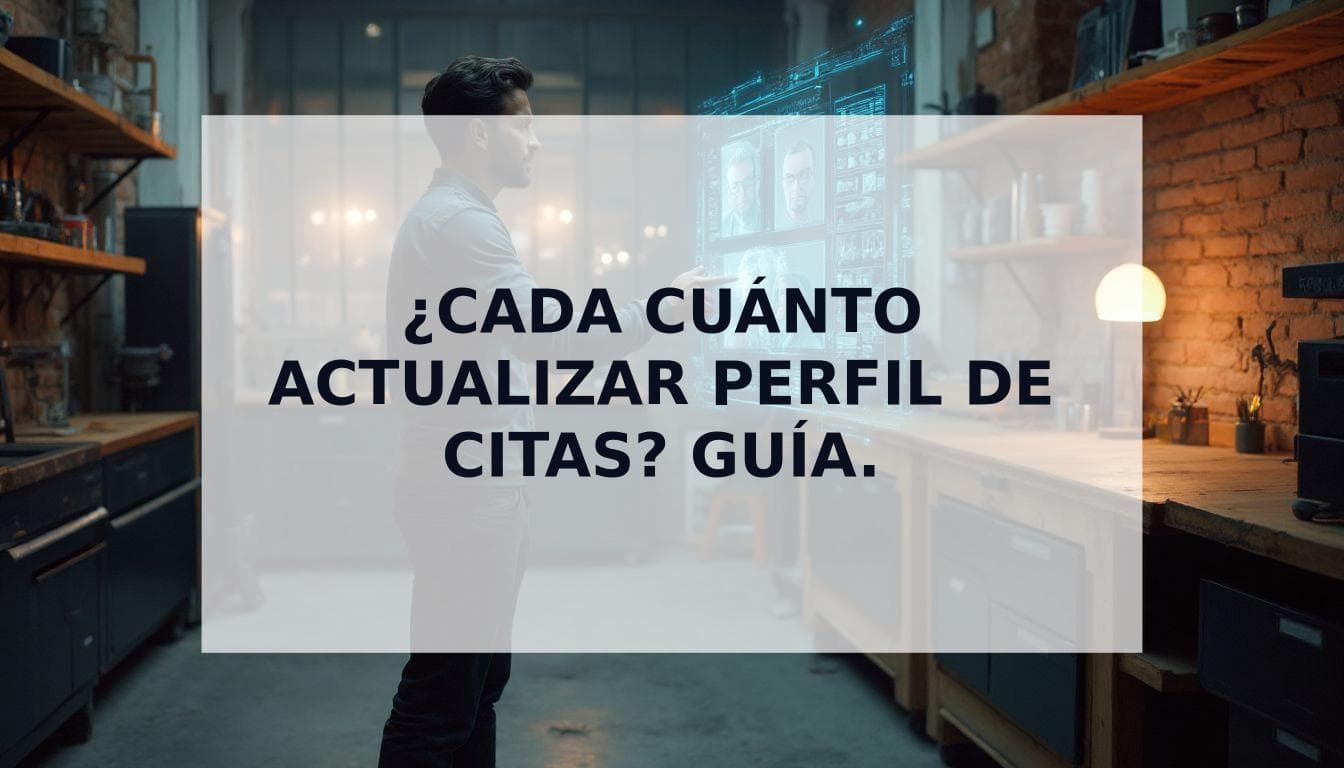 Cover Image for ¿Cada cuánto actualizar perfil de citas? La estrategia ganadora