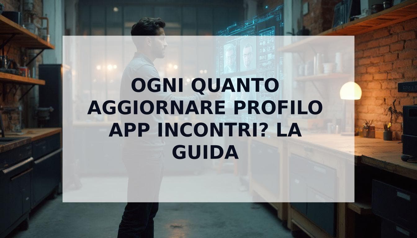 Cover Image for Ogni quanto aggiornare profilo app incontri? La strategia vincente