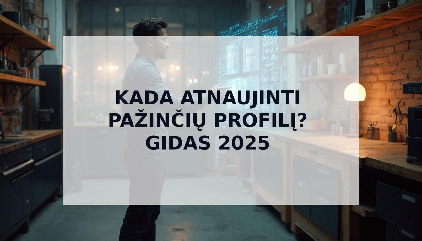 Cover Image for Kada atnaujinti pažinčių profilį? Laiminti strategija 2025