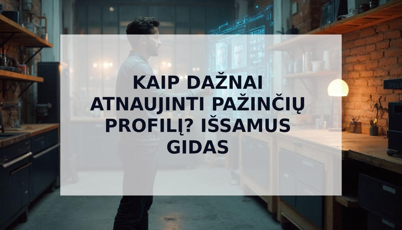 Cover Image for Kaip dažnai atnaujinti pažinčių profilį? Laiminti strategija