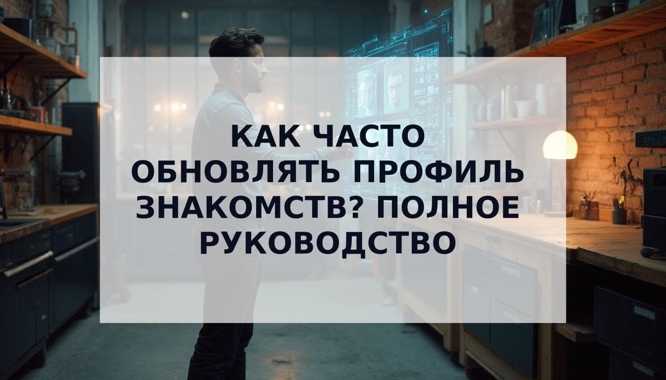 Cover Image for Как часто обновлять профиль знакомств? Выигрышная стратегия