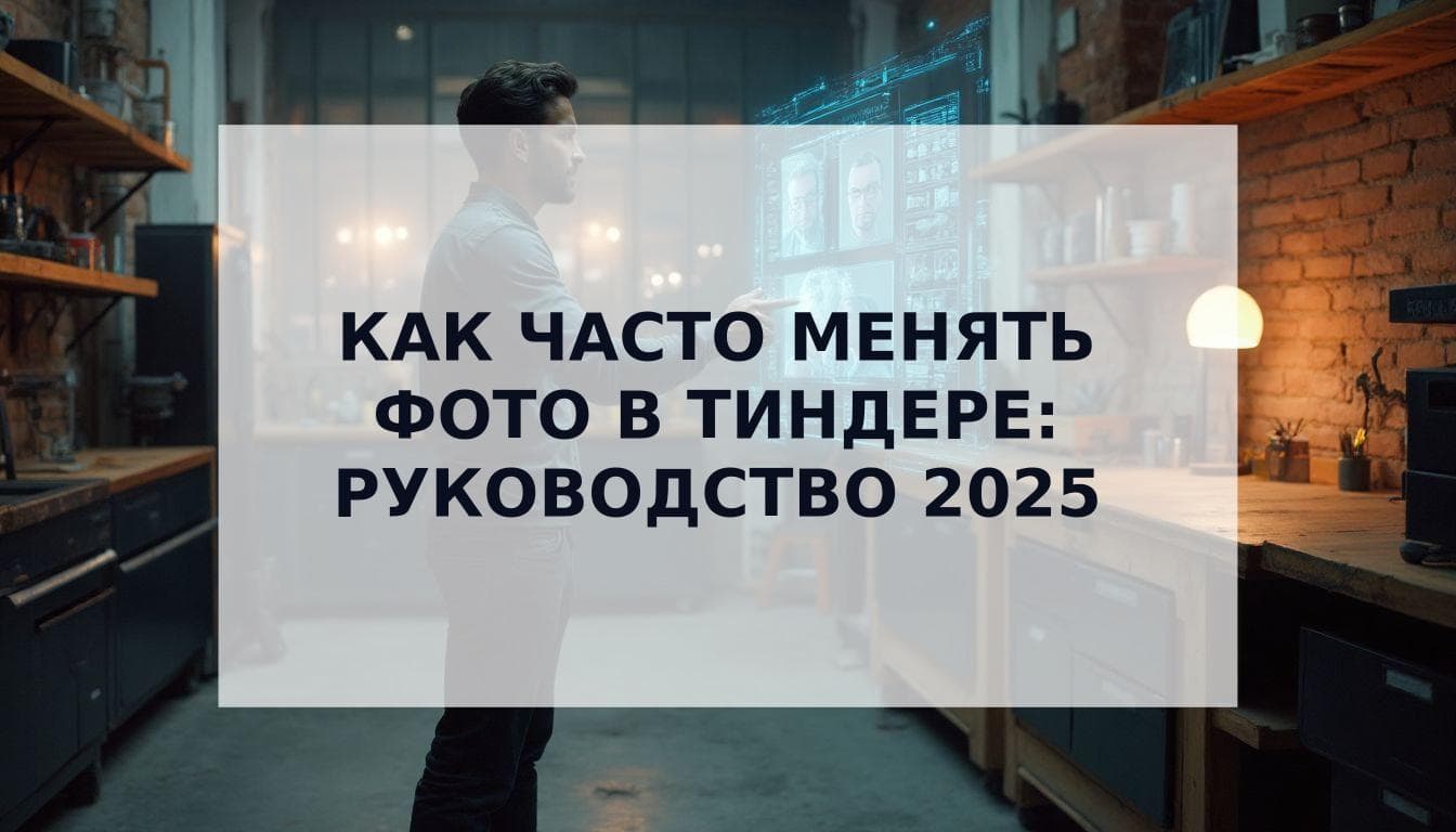 Cover Image for Как часто менять фото в Тиндере? Полный гид по обновлению профиля