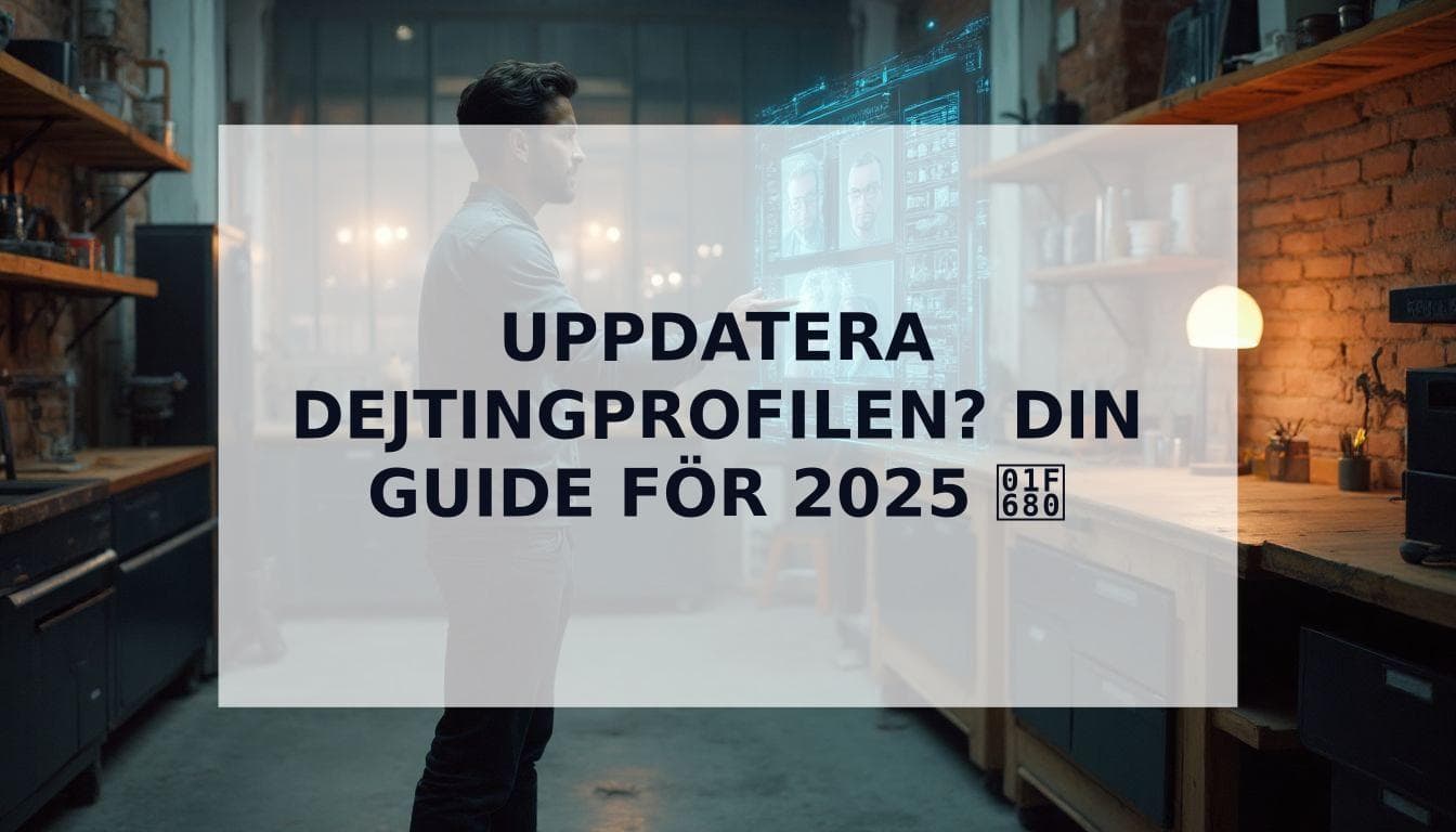Cover Image for Hur ofta ska man uppdatera sin dejtingprofil? Komplett guide 2025