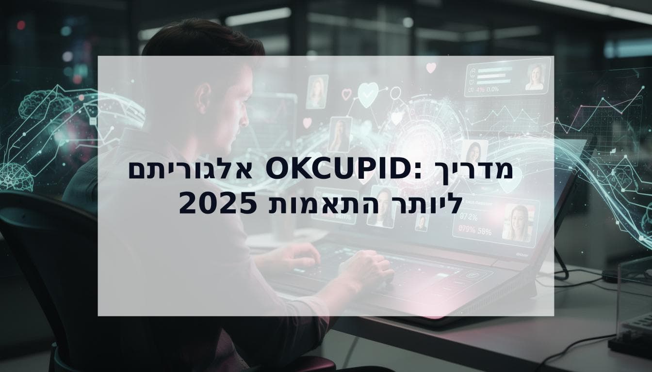 Cover Image for איך ה**אלגוריתם אוקיי קיופיד** באמת עובד ב-2025: המדריך המלא לגברים