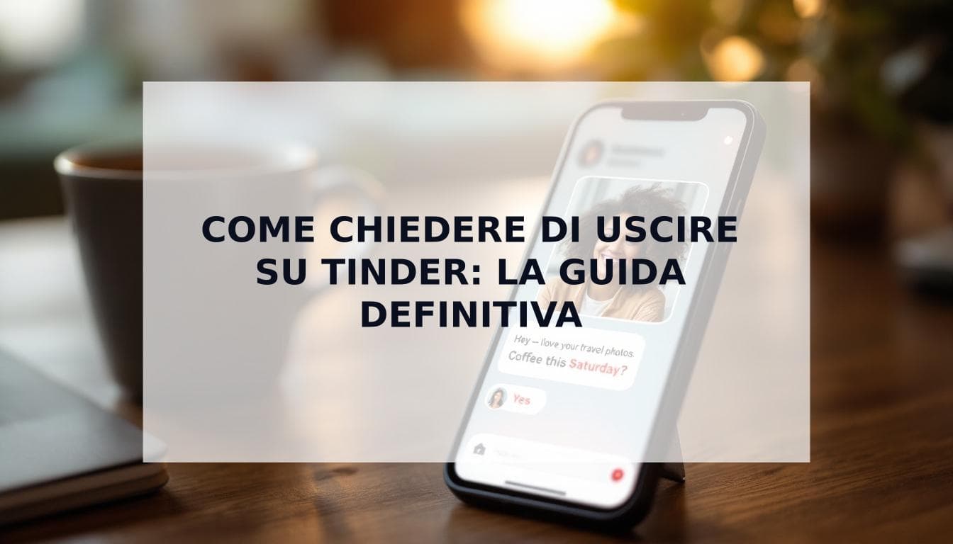 Cover Image for Come Chiedere di Uscire su Tinder: La Guida 2025 per Ottenere un 'Sì'
