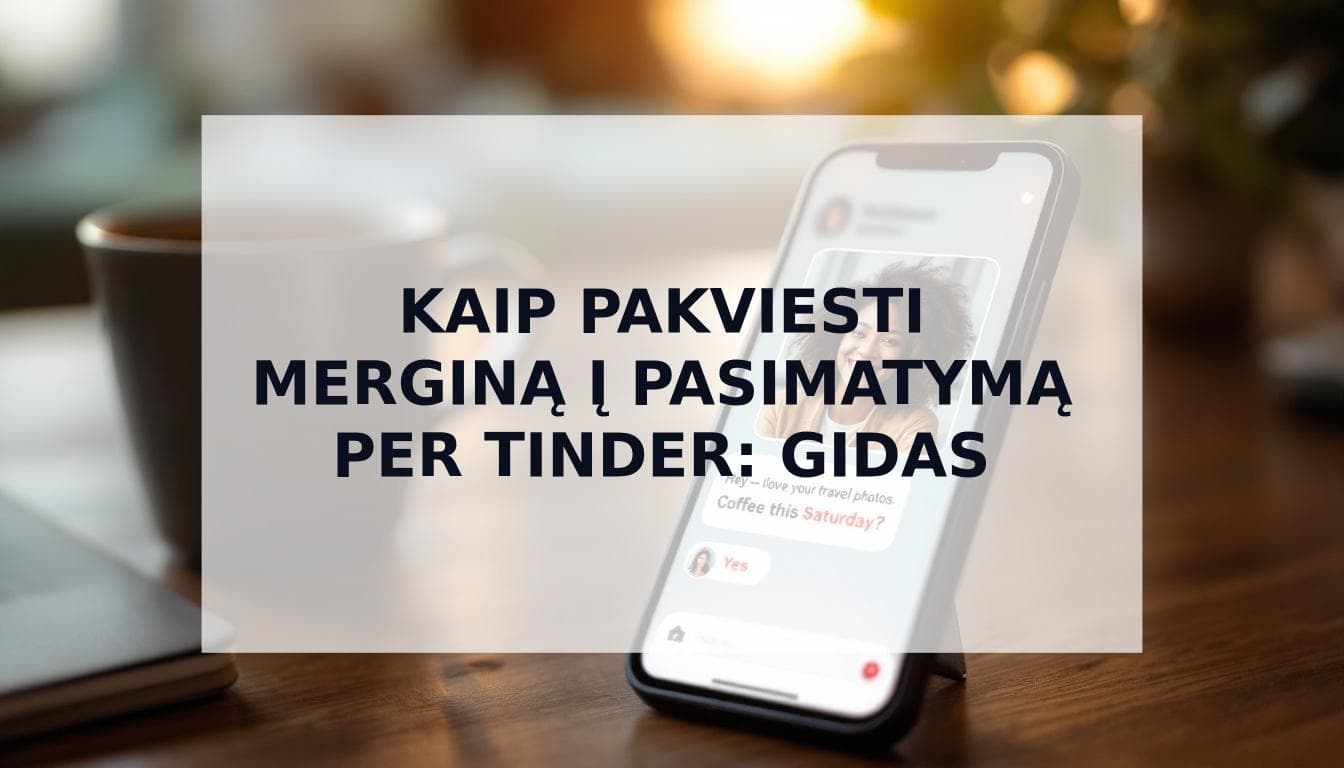 Cover Image for Kaip pakviesti merginą į pasimatymą per Tinder: Išsamus gidas, kaip sulaukti „taip“