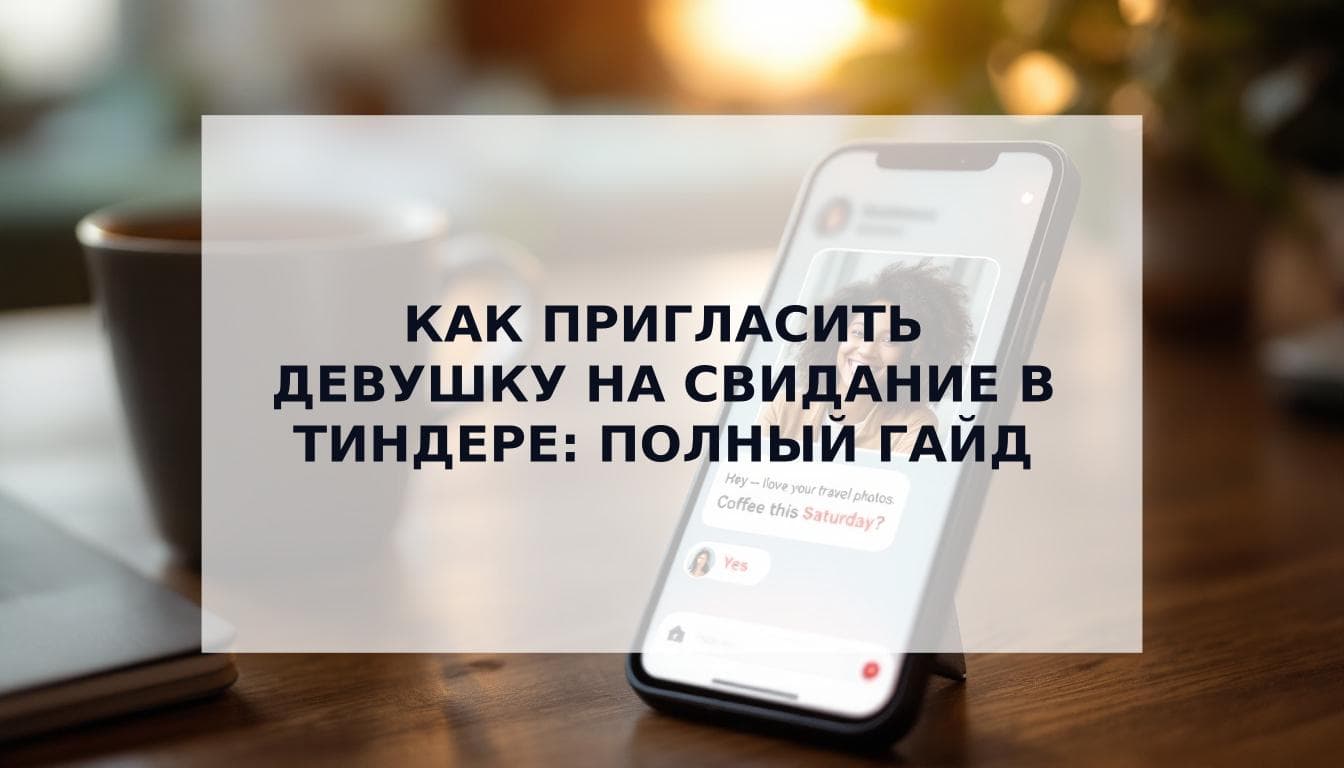 Cover Image for Как пригласить девушку на свидание в Тиндере: Гайд 2025, чтобы получить «Да»