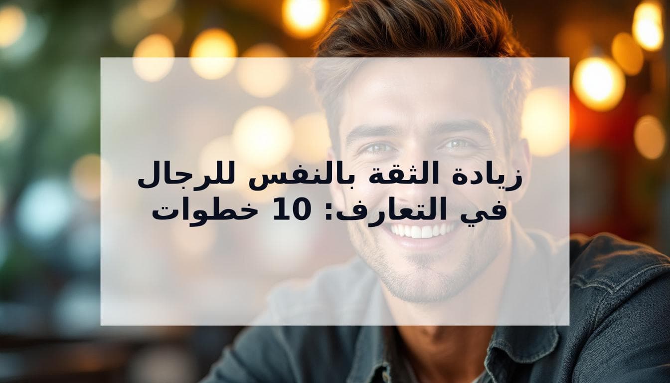 Cover Image for الدليل الشامل: كيف تبني الثقة بالنفس في العلاقات للرجال وتتغلب على الخجل