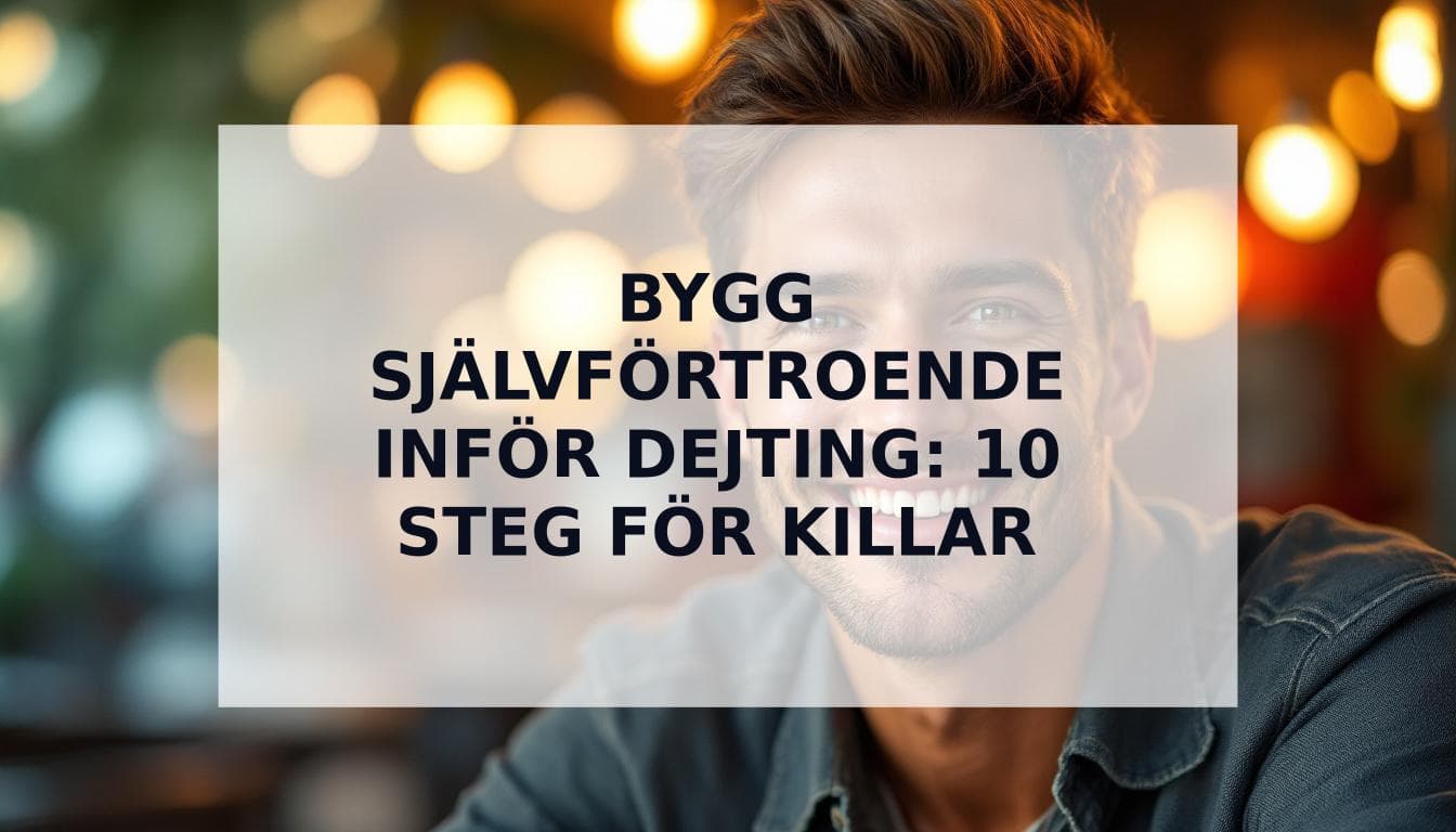 Cover Image for Den ultimata guiden: Hur du bygger orubbligt sjÀlvförtroende inför dejting