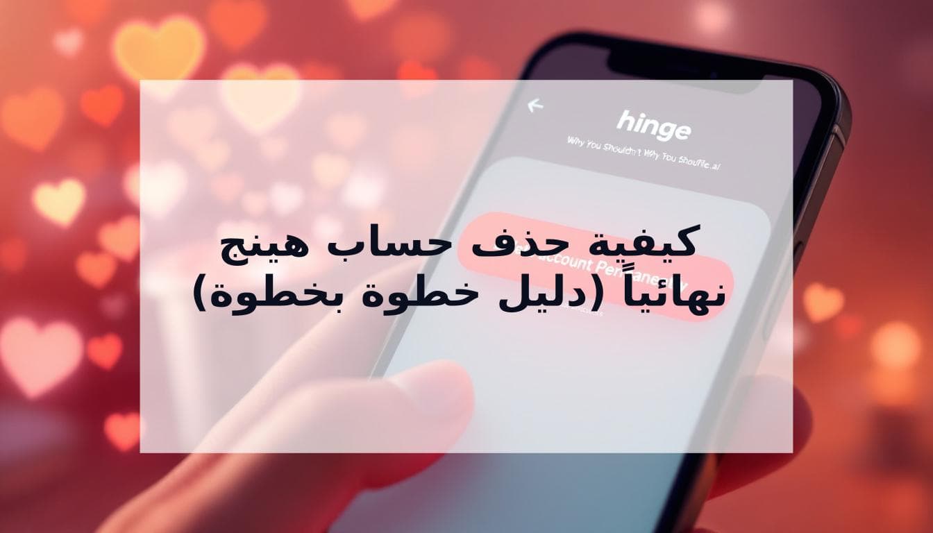 Cover Image for كيفية حذف حساب هينج نهائياً (ولماذا قد لا ترغب في ذلك)