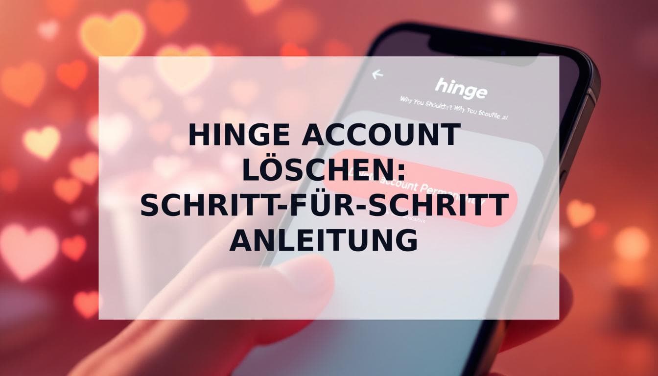 Cover Image for Hinge Account endgĂŒltig löschen (und warum du es vielleicht nicht solltest)