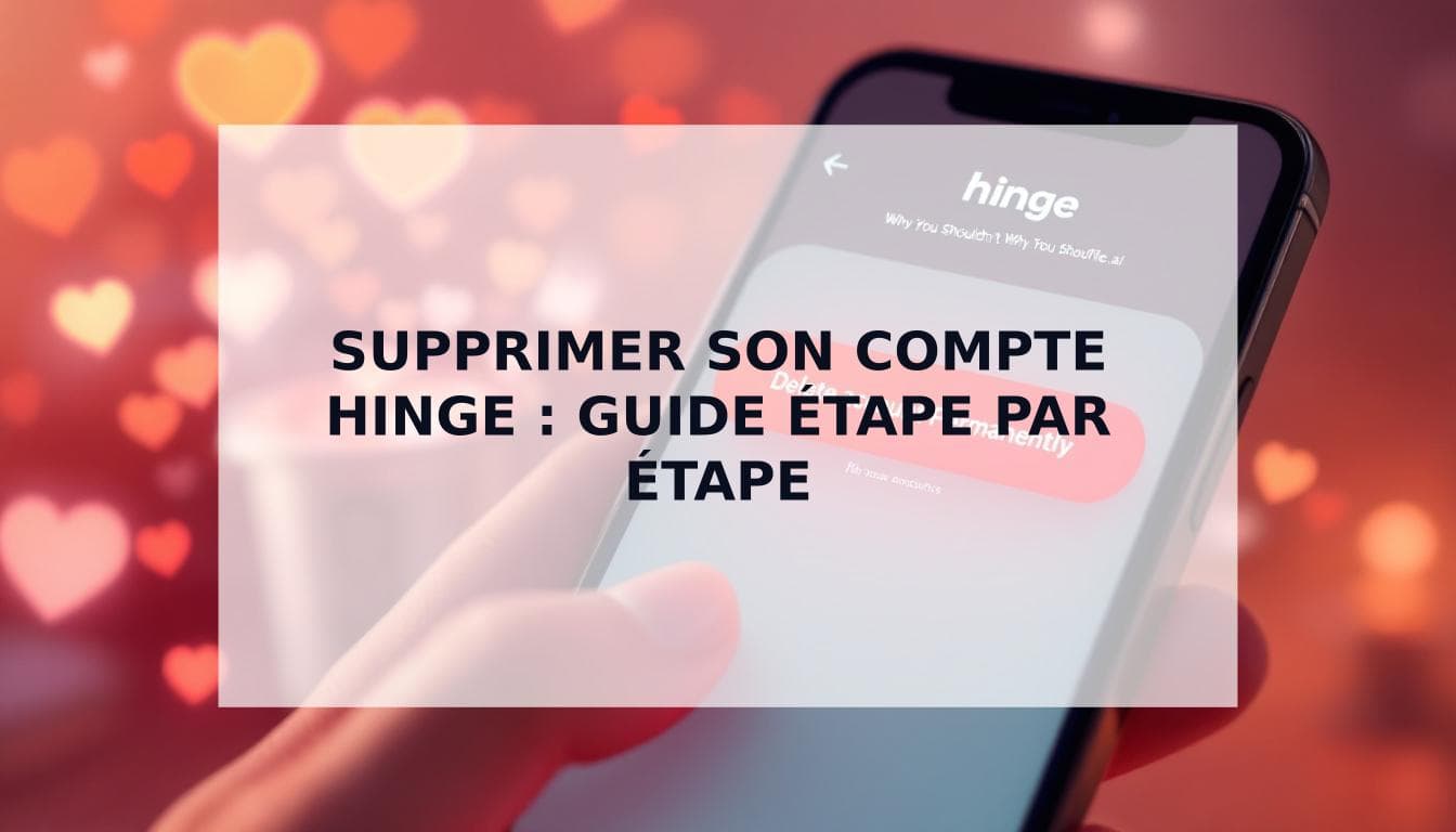 Cover Image for Comment supprimer son compte Hinge définitivement (et pourquoi tu ne devrais pas le faire)