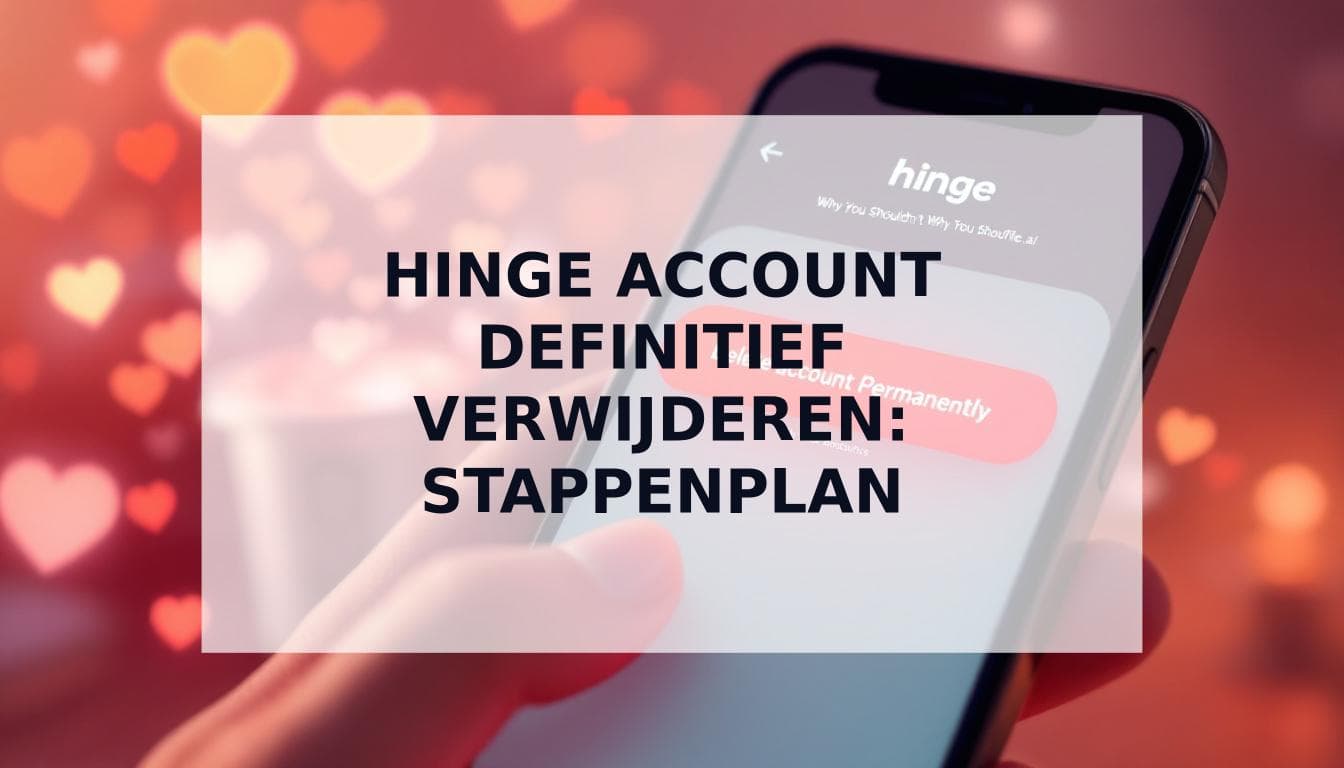 Cover Image for Hoe je jouw Hinge account definitief kunt verwijderen (en waarom je dat misschien niet zou moeten doen)