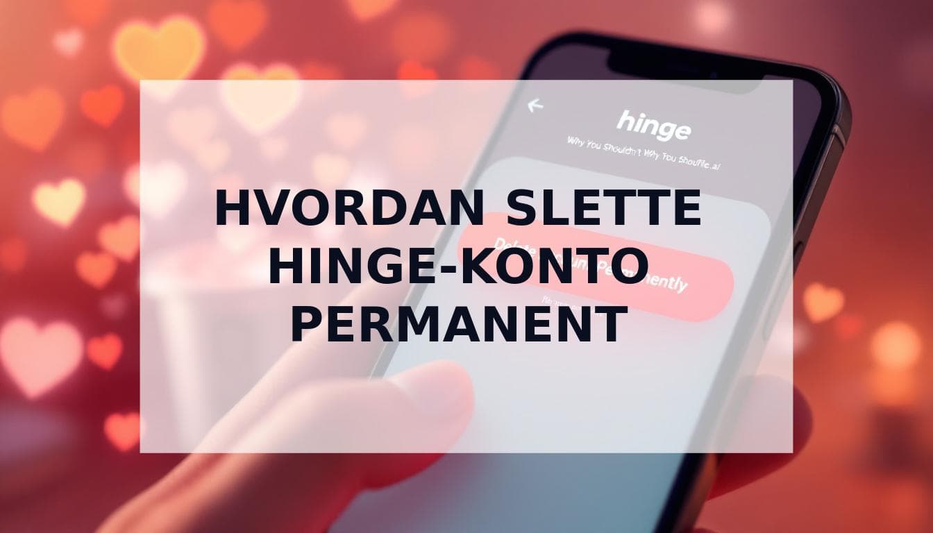 Cover Image for Hvordan slette Hinge-kontoen din permanent (og hvorfor du kanskje ikke burde)