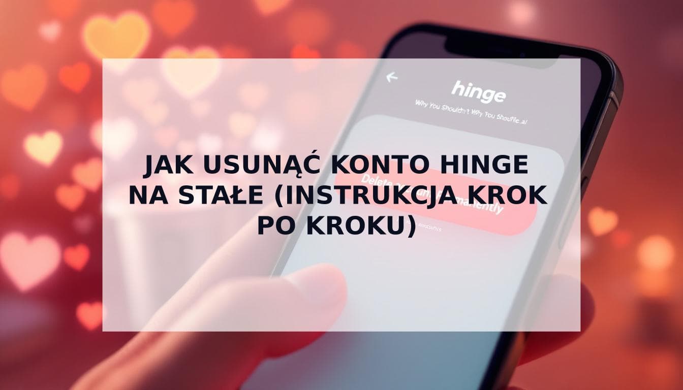 Cover Image for Jak trwale usunąć konto na Hinge (i dlaczego nie powinieneś tego robić)