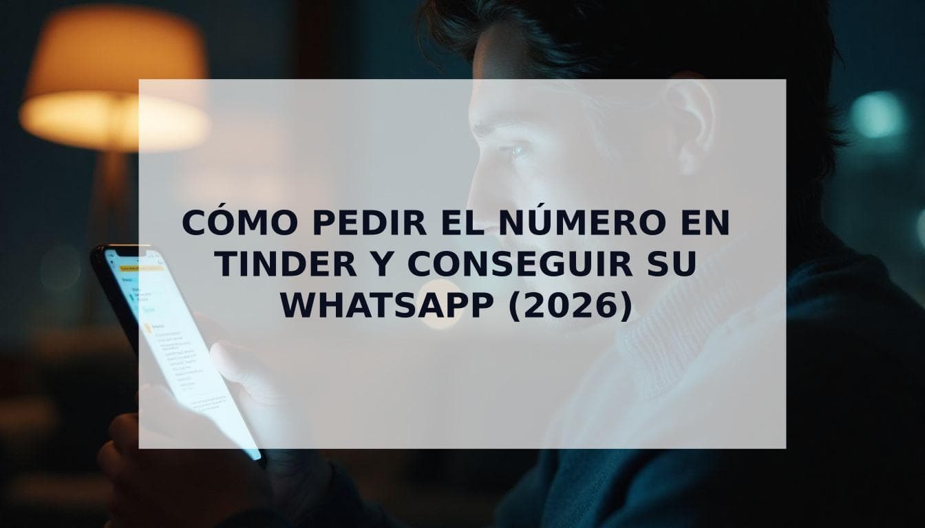 Cover Image for Cómo pedir el número en Tinder: Guía para conseguir su WhatsApp (2026)