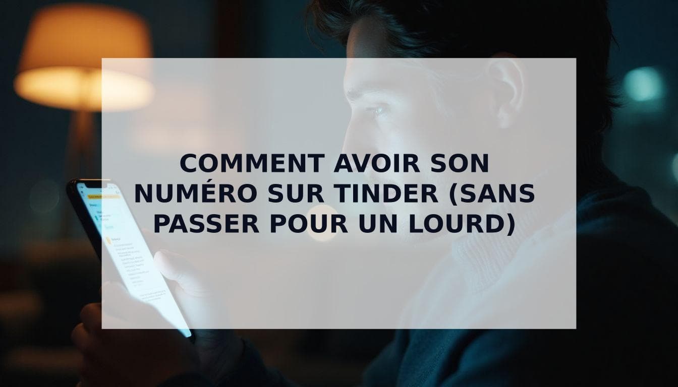 Cover Image for Comment Demander le Numéro d'une Fille sur Tinder (et autres Apps) : Le Guide 2026