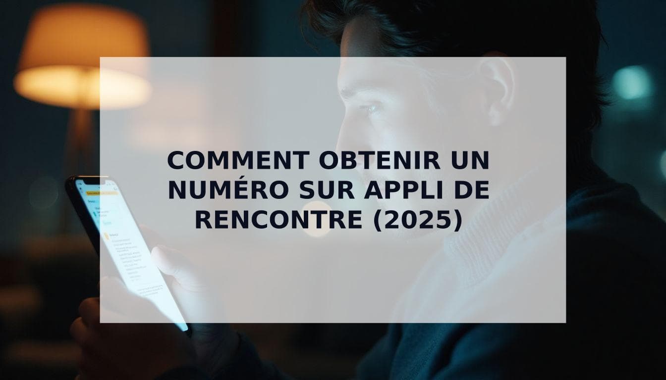 Cover Image for Comment obtenir un numéro sur appli de rencontre (Le Guide 2025)