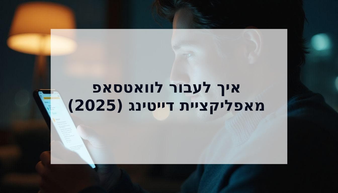 Cover Image for איך לעבור לוואטסאפ מאפליקציית דייטינג: המדריך המלא