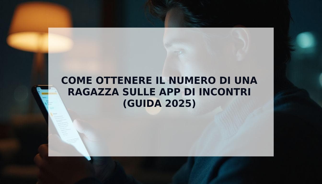Cover Image for Come ottenere il numero di una ragazza sulle app di incontri (Guida 2025)