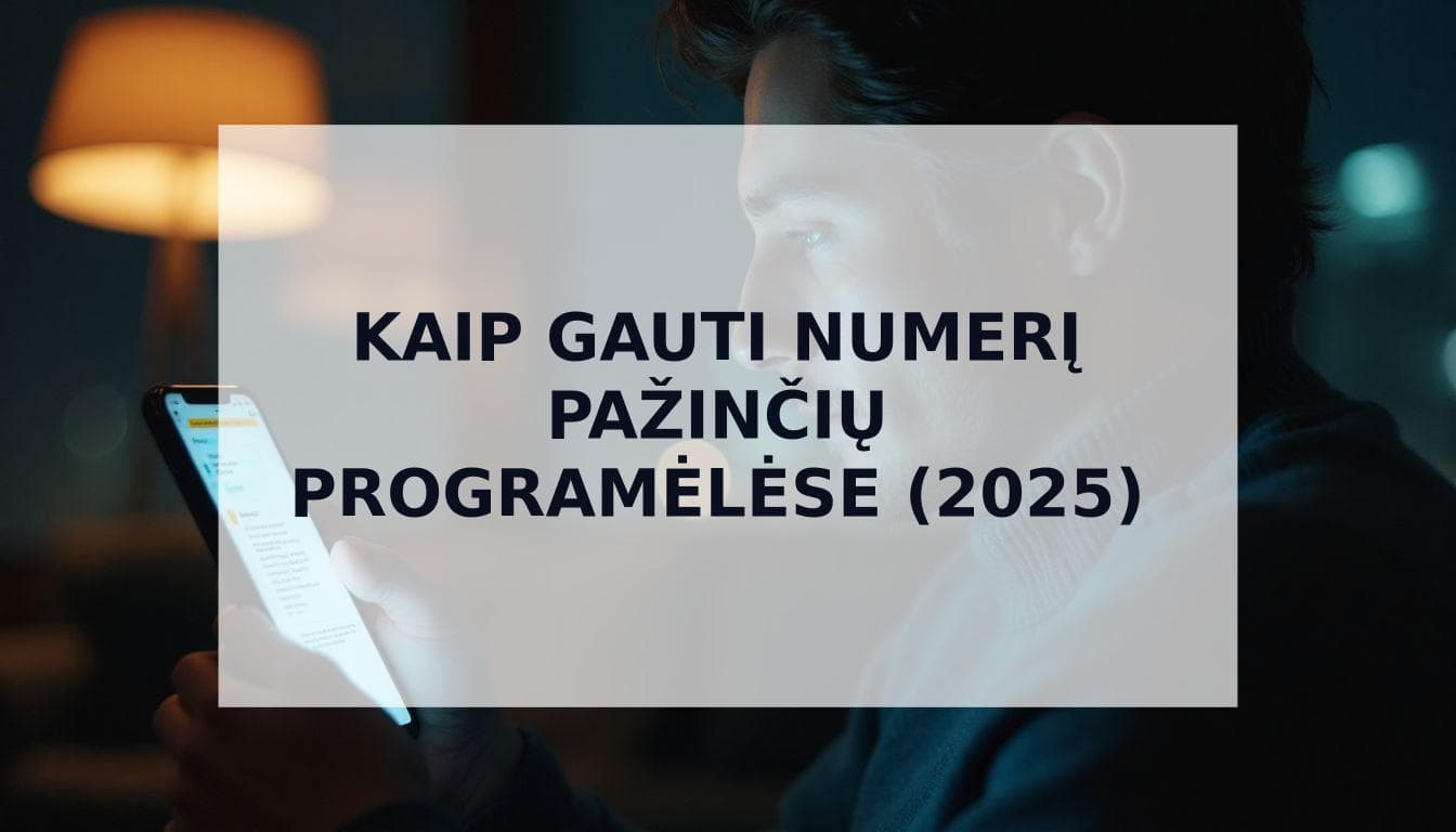 Cover Image for Kaip gauti merginos telefono numerį pažinčių programėlėse (2025 m. gidas)