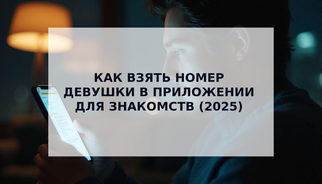 Cover Image for Как взять номер девушки в приложении для знакомств (Руководство 2025)
