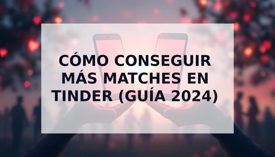 Cover Image for Cómo Conseguir Más Matches en Tinder: 12 Trucos que Funcionan en 2024