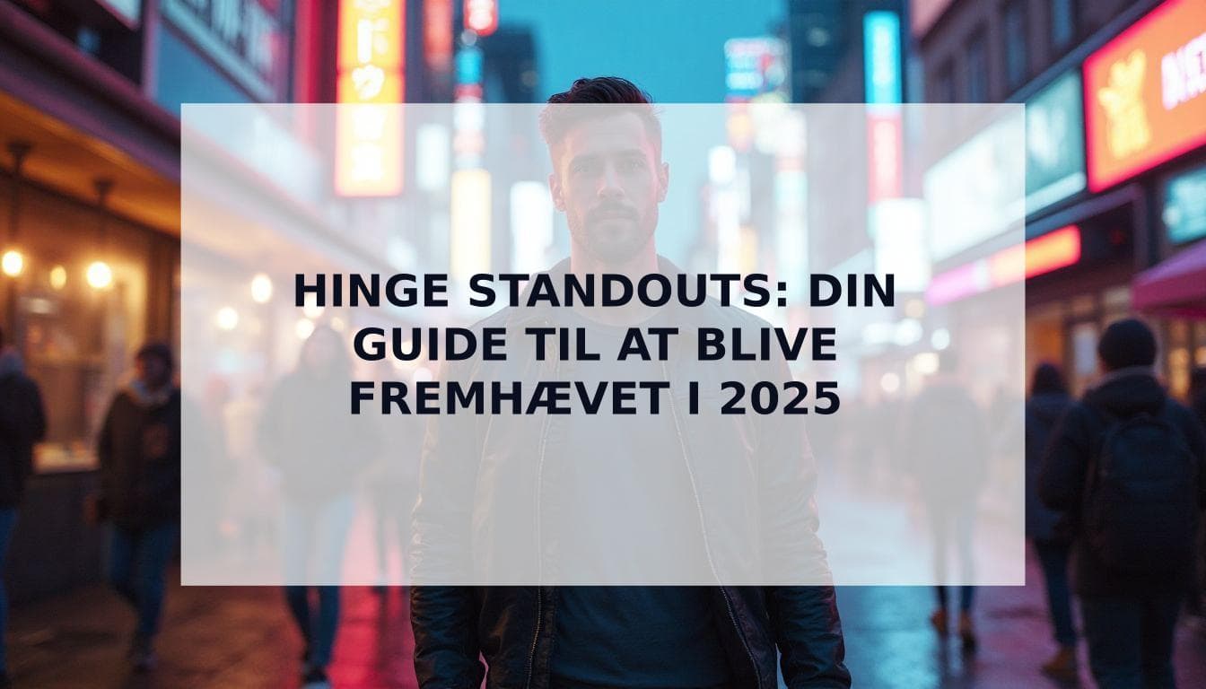 Cover Image for Hvordan du kommer på Hinge Standouts: Den Ultimative Guide 2025