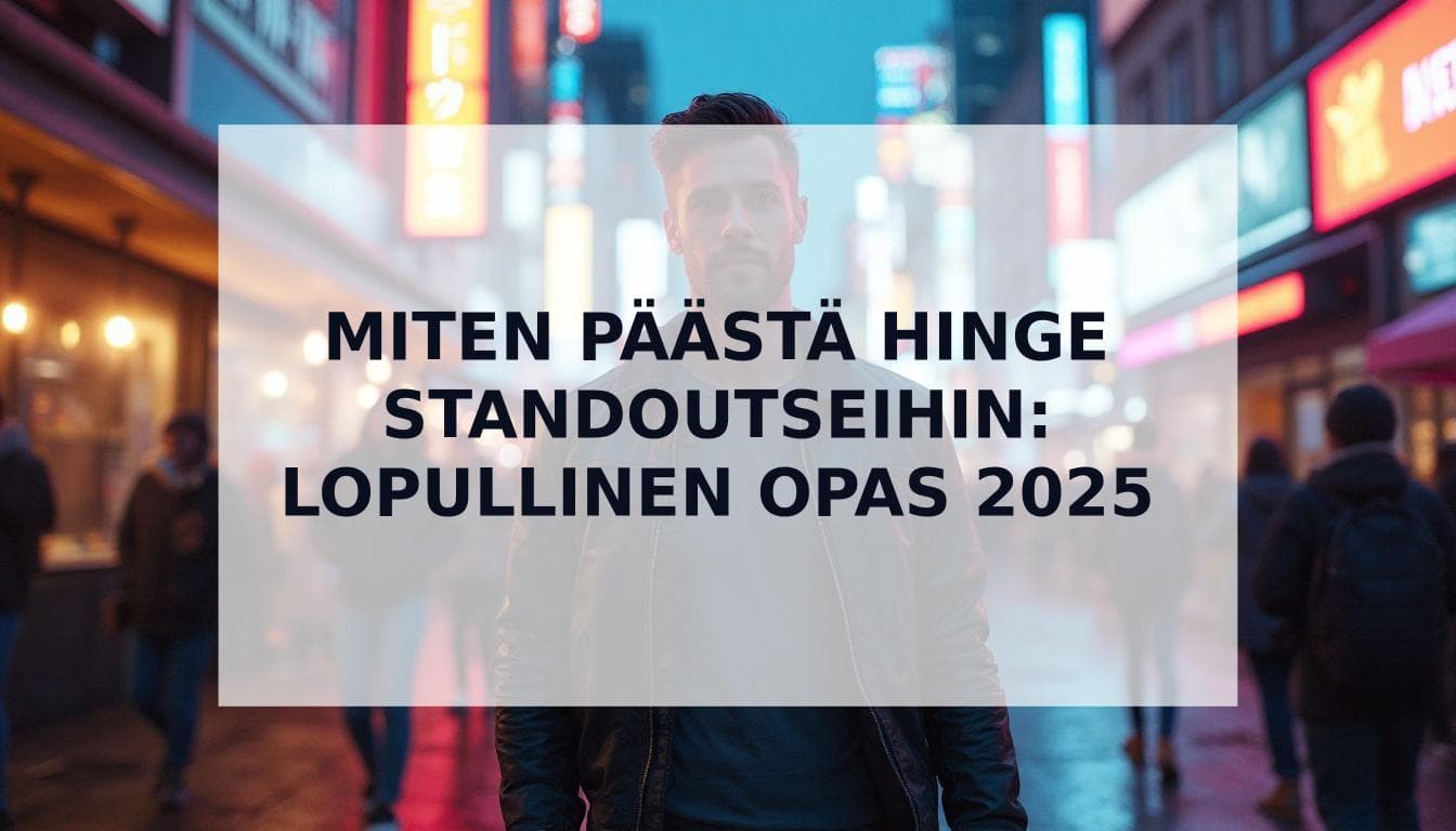 Cover Image for Miten päästä Hinge Standoutseihin: Lopullinen opas (2025)